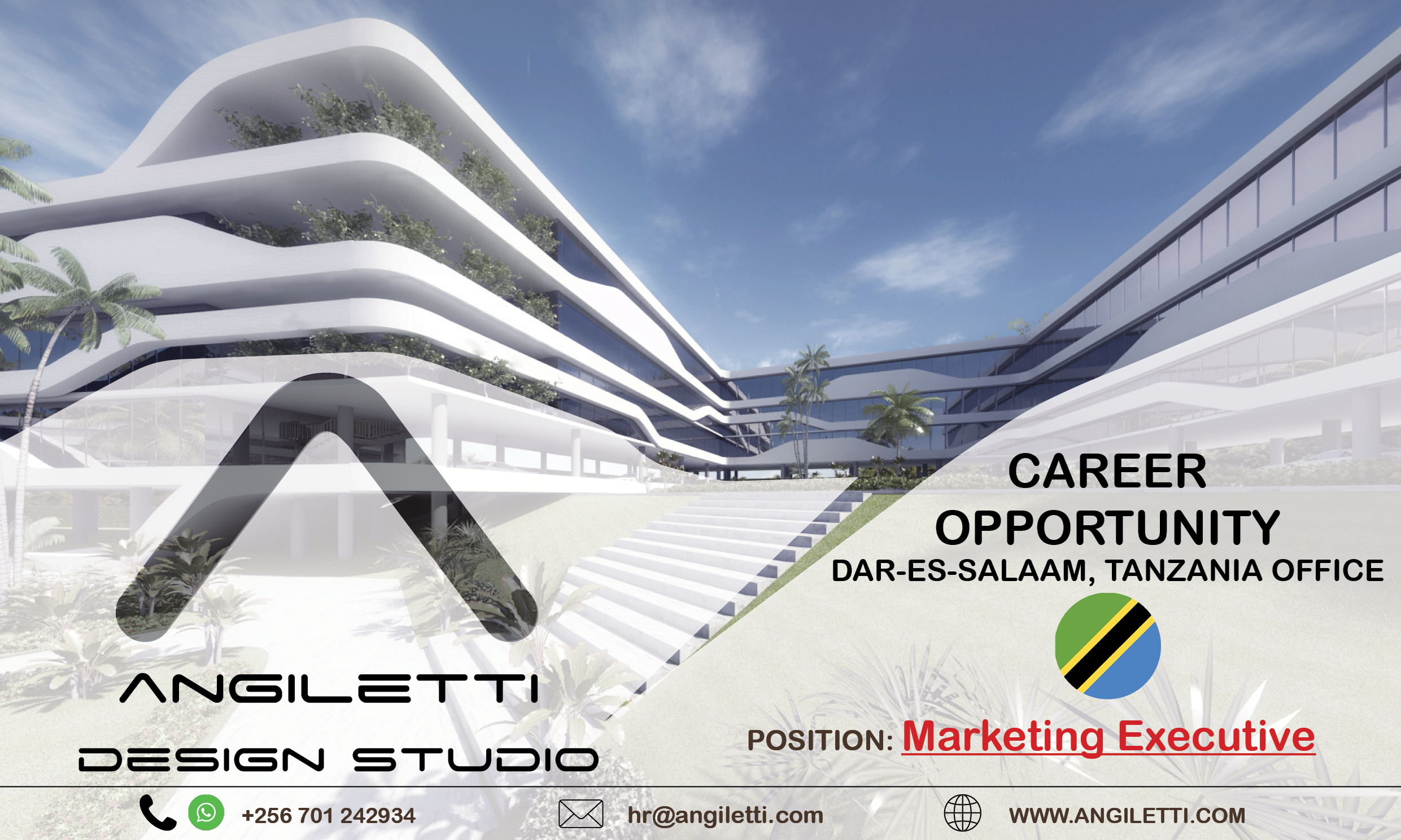 Angiletti Design Studio Corporate Architects Job Advert